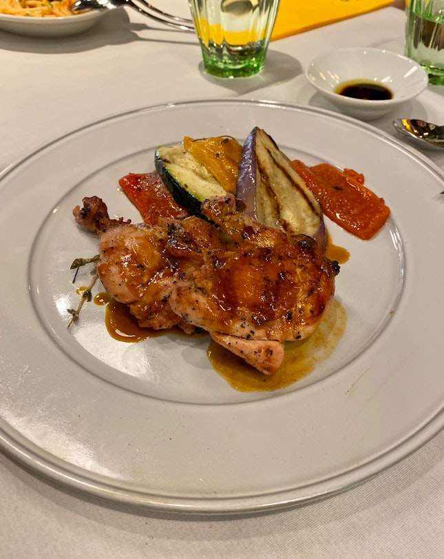 Chicken With Grilled Vegetables ($24)