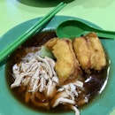 Shredded Chicken Hor Fun With Fried Fish ($4.50)