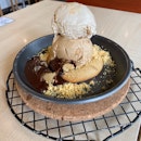 Chocolate Molten Cookie with Brown Butter & Coffee Ice Cream ($12.10)