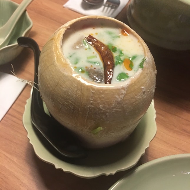 Tom Kha Gai In Coconut