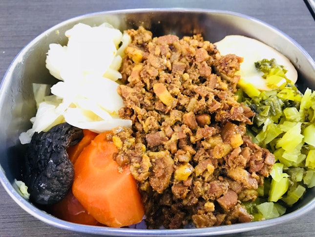 Taiwanese Braised Pork Rice Set Lu Rou Fan Burpple