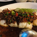 Steamed Sea Perch In Soy Crumbs