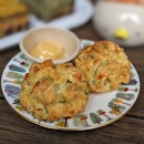 Rosemary Cheddar Chive Scones