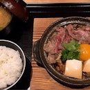 和牛すき燒き 定食 Wagyu Sukiyaki Teishoku