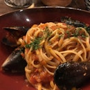 Spicy Mussels Pasta