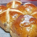 Hot Cross Bun - freshly baked at home by @kellykwc .