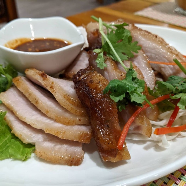 Grilled Pork Collar - Kor Moo Yang ($15)