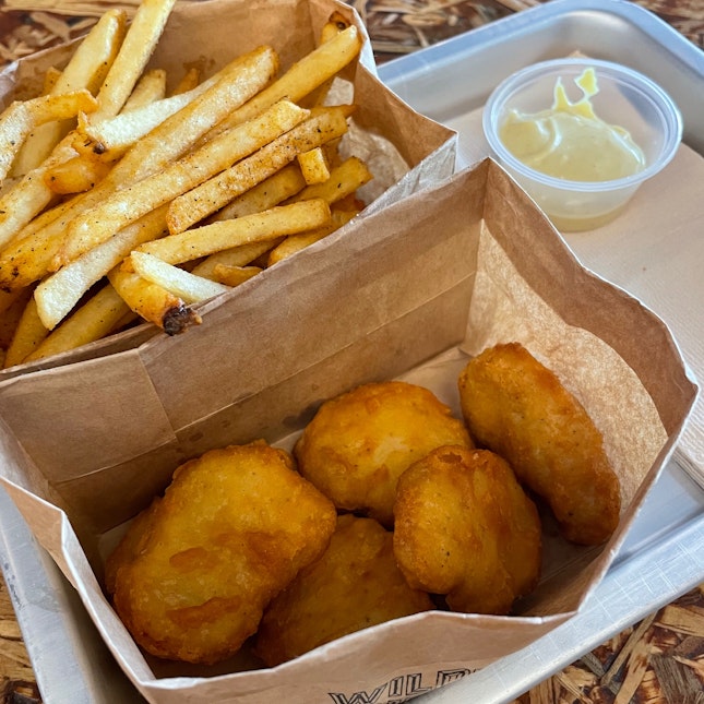 6 Pc Nuggets $6; Fries $3/$5