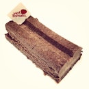 Nicest $2.50 cake 😊 #hottomato #chocolate #cake #dessert