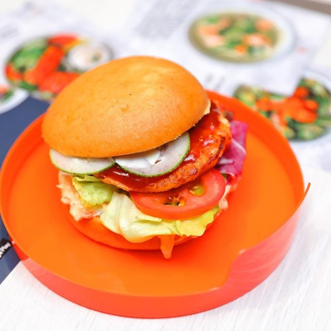 [Pink Fish] - The signature is their burger, which comes in 3 flavours (Asian, European and American).