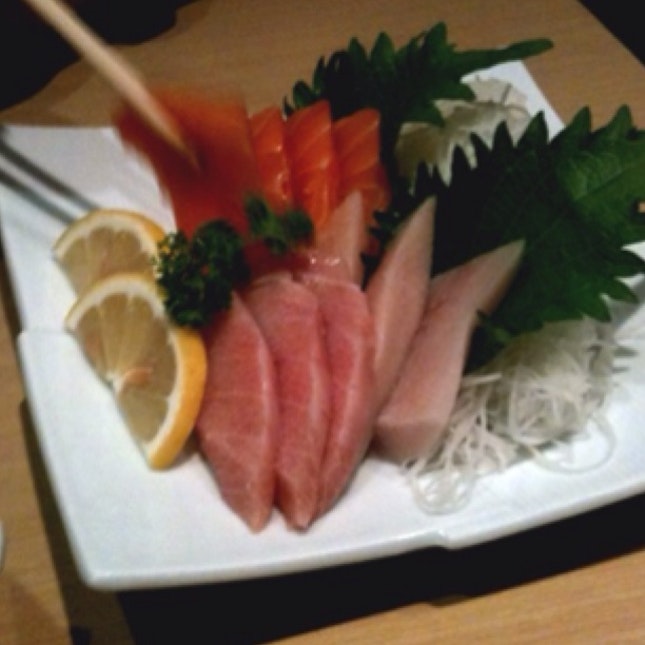 Generous Sashimi Slices