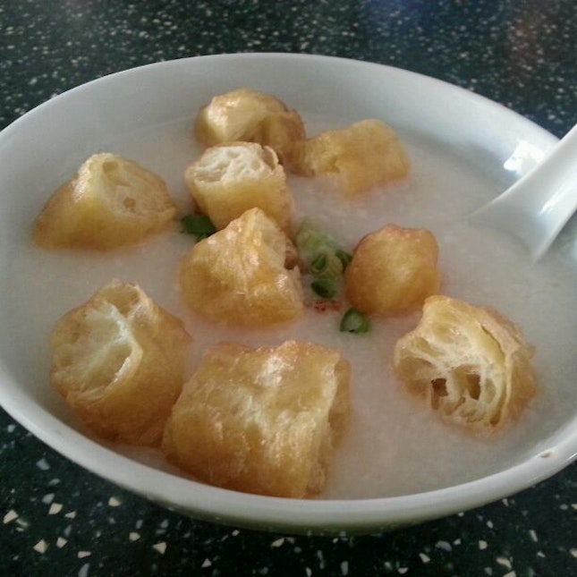 Hk Style Porridge - Look Out For The Youtiao On The Bowl