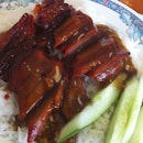 Char Siew Rice With Cucumber