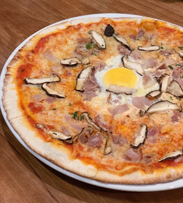 Morning After Pizza ($16)