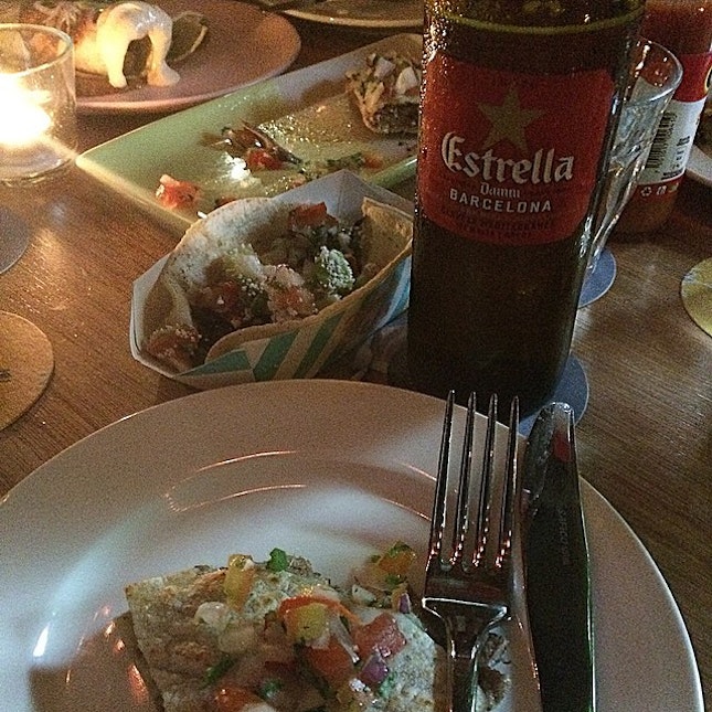 Happy Tummy Night ❤️😋😘❤️ #MexicanDinner #SpainBeer #foodaholic #foodporn 
Celebrate with Virgin Family ..