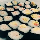 Homemade sushi..