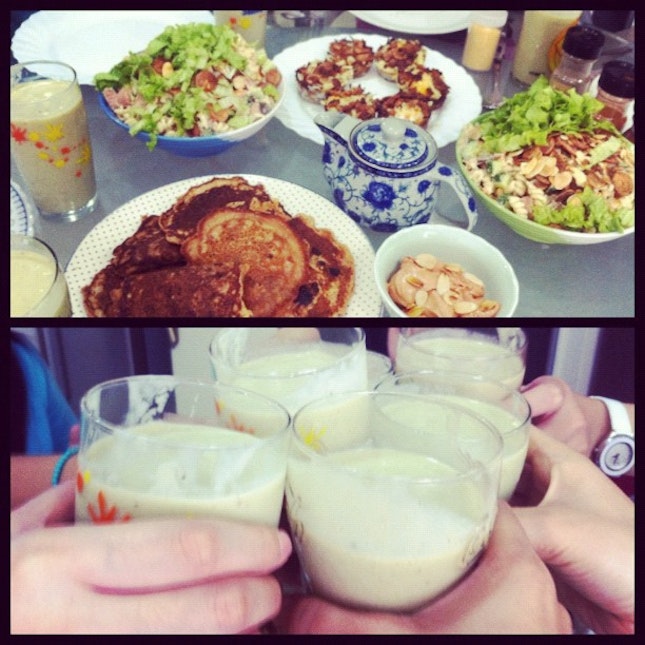 Today homemade lunch Wif bunch of bitches!