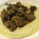 Beef Cubes on Mash 