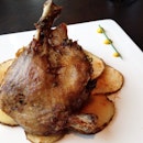 Pan Roasted Duck Confit With Mustard Cream