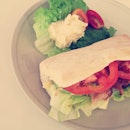 Grilled Chicken Sandwich with Ciabatta + Egg Salad