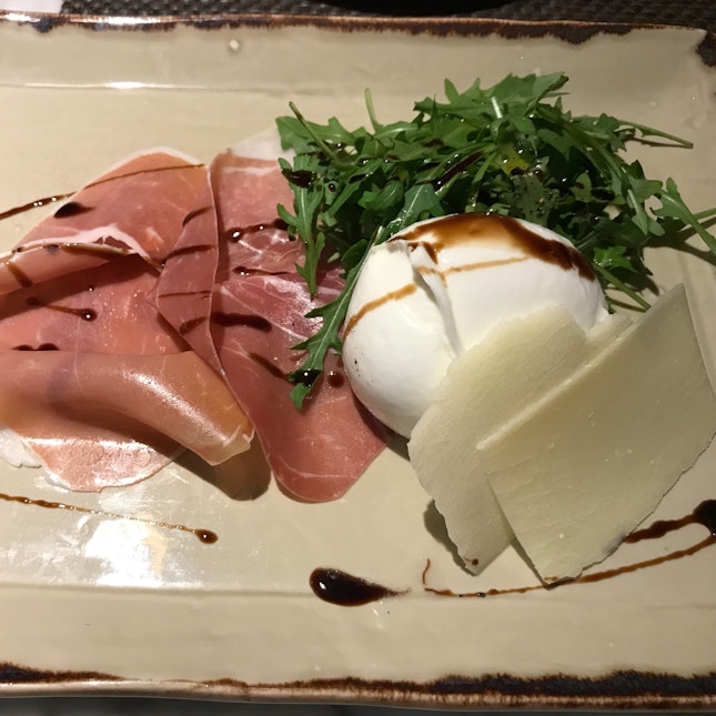 Buffalo Mozzarella With Parma Ham