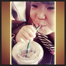 #whitagram #old #photo #not #sure #if #posted #this #before #cousin #starbucks #happy #joy #coffee #sweet #bitter #memories #cute #straw #slurp #cool #brown #ice #warm #tagforlikes #instadaily #ootd
