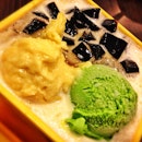 Durian Grass Jelly Green Tea Ice Cream