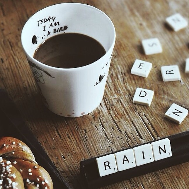 ของเหลวสีดำ ที่ทำให้ชีวิตเป็นสุข CR.Pinterest #coffee #coffeesech #coffeelover #rain #rainyday #acupofcoffee #americano #love