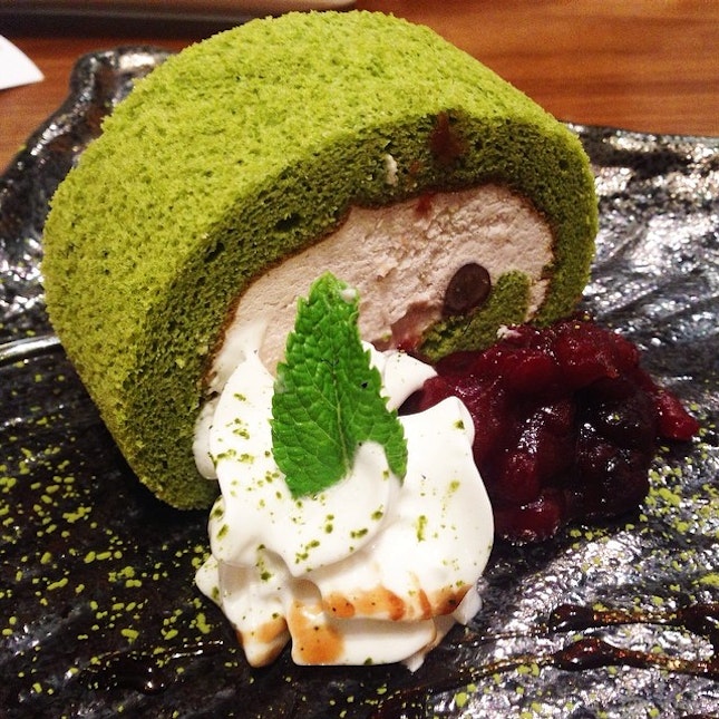 #wacafe #greentea #cake #azuki #foodporn