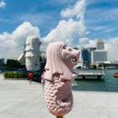 Merlion Ice-cream @ Merlion Statue